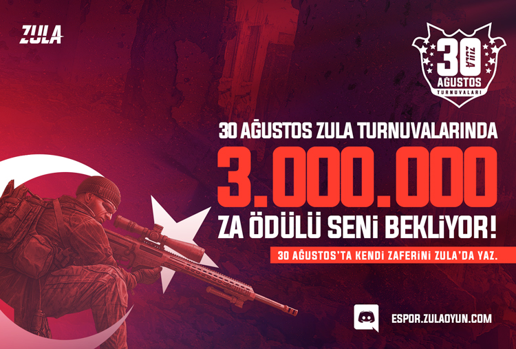 30 AĞUSTOS'TA KENDİ ZAFERİNİ ZULA'DA YAZ