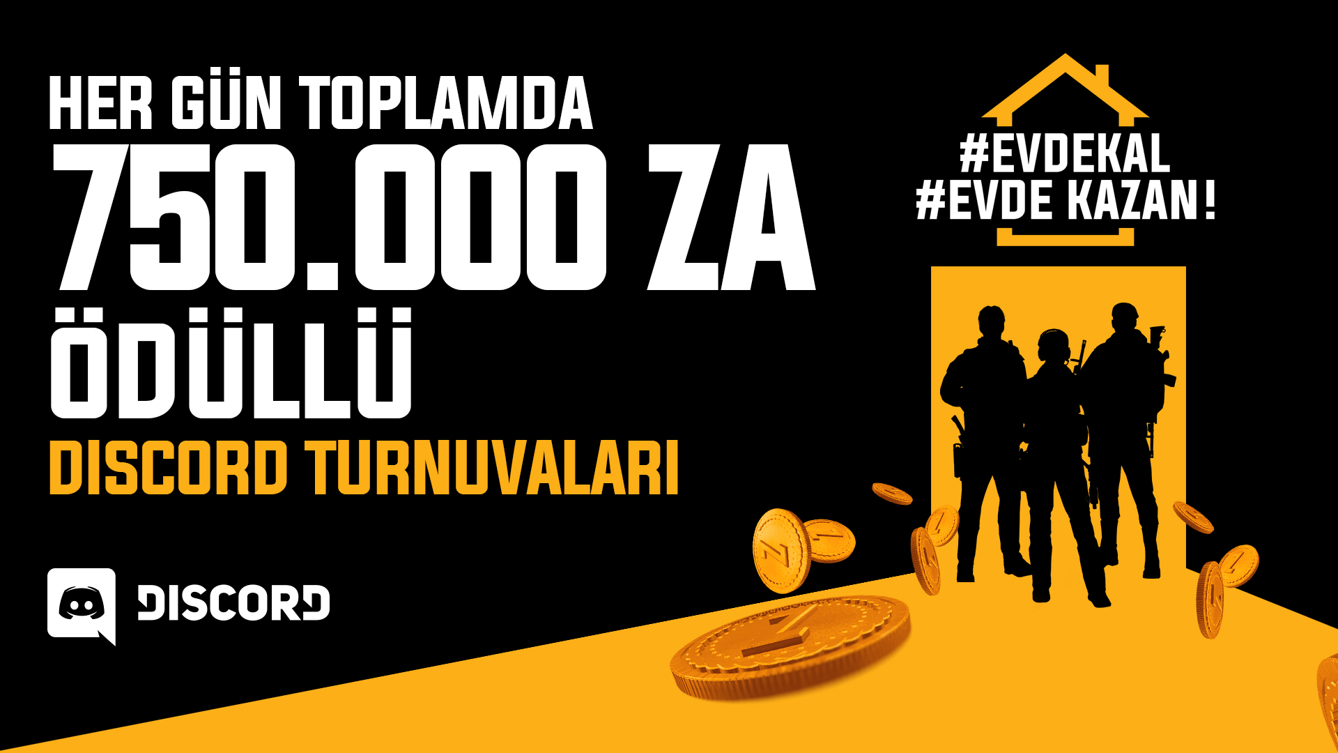 #EVDEKAL #EVDEKAZAN DİSCORD TURNUVALARI BAŞLIYOR