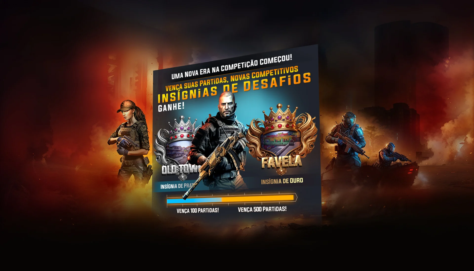 Novo Desafio Competitivo Começou: Vença, Pegue Sua Insígnia!