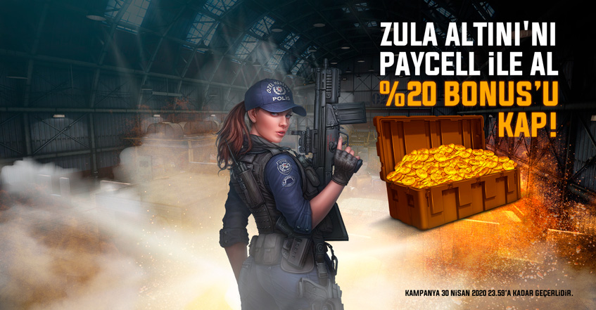 ZULA ALTINI'NI PAYCELL İLE AL, %20’Sİ PAYCELL’DEN SANA HEDİYE GELSİN!