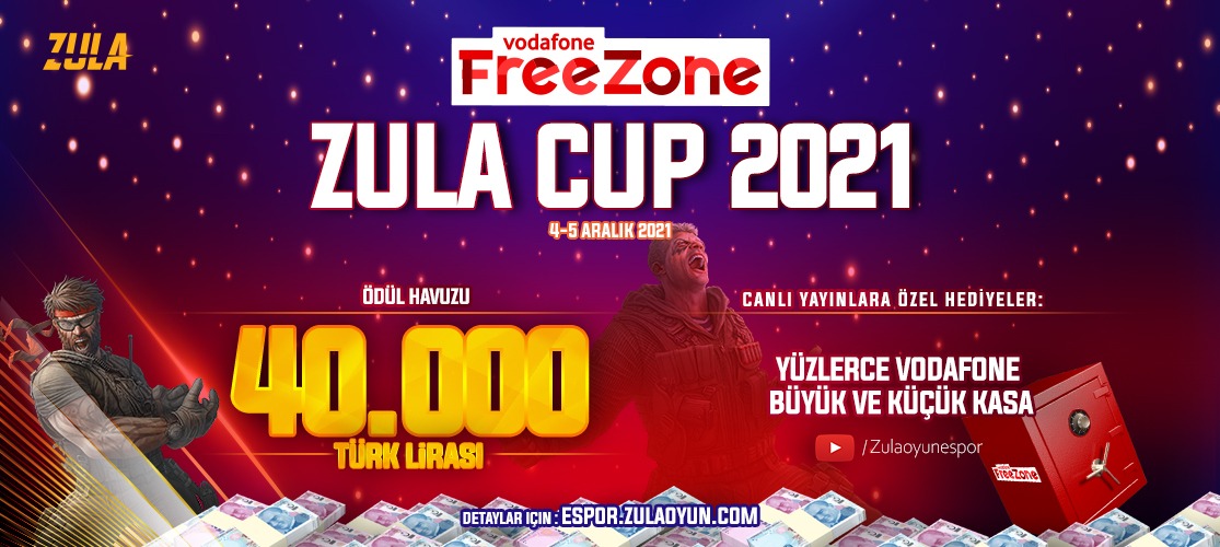 VODAFONE FREEZONE ZULA CUP 2021 KAYITLARI BAŞLADI