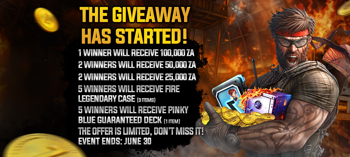 GIVEAWAY HAS STARTED!