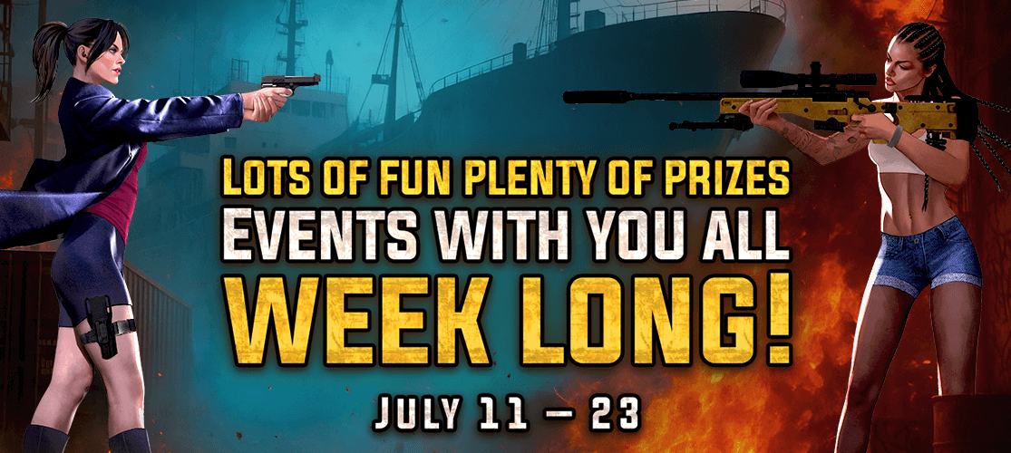 Fun filled, Reward rich Events Are With You All Week!
