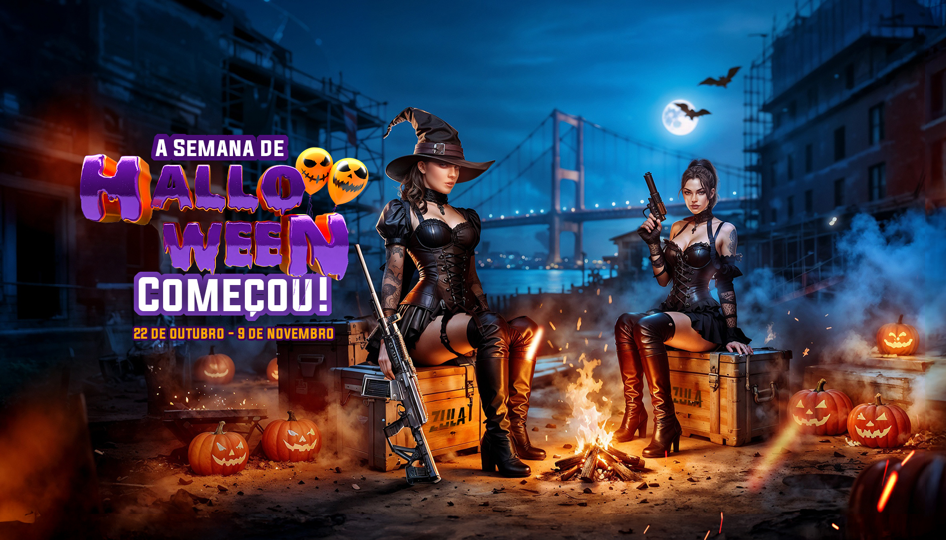 O Halloween chegou ao Zula! 