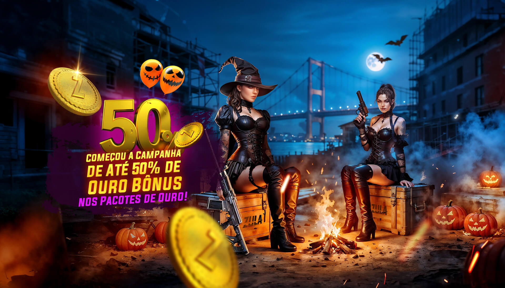 A Oportunidade de 50% de Bônus de Ouro Começou!