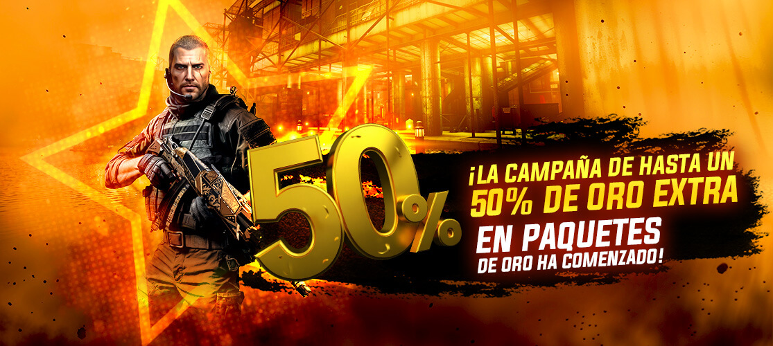 ¡La Oferta de 50% de Oro Extra Ha Comenzado!