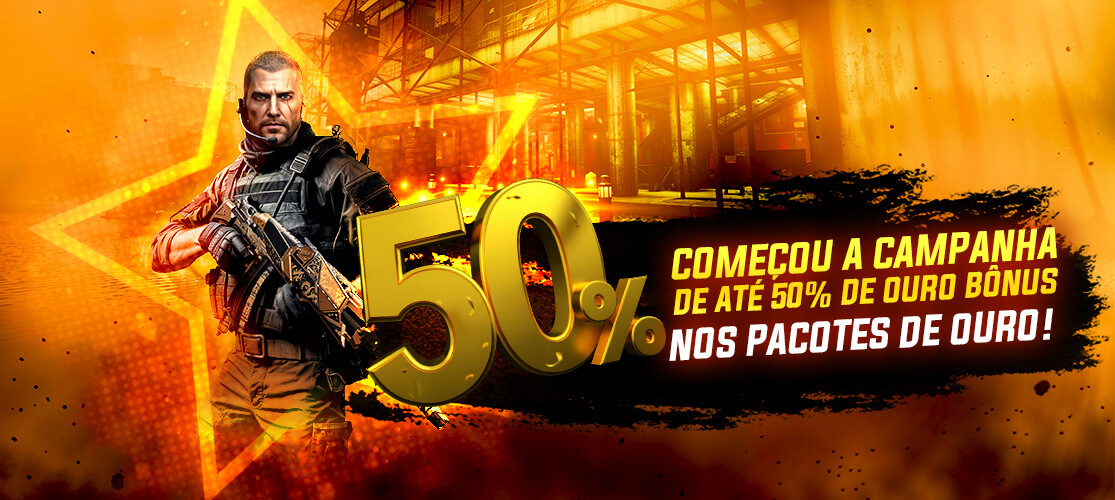 A Oferta de 50% de Ouro Bônus Começou!