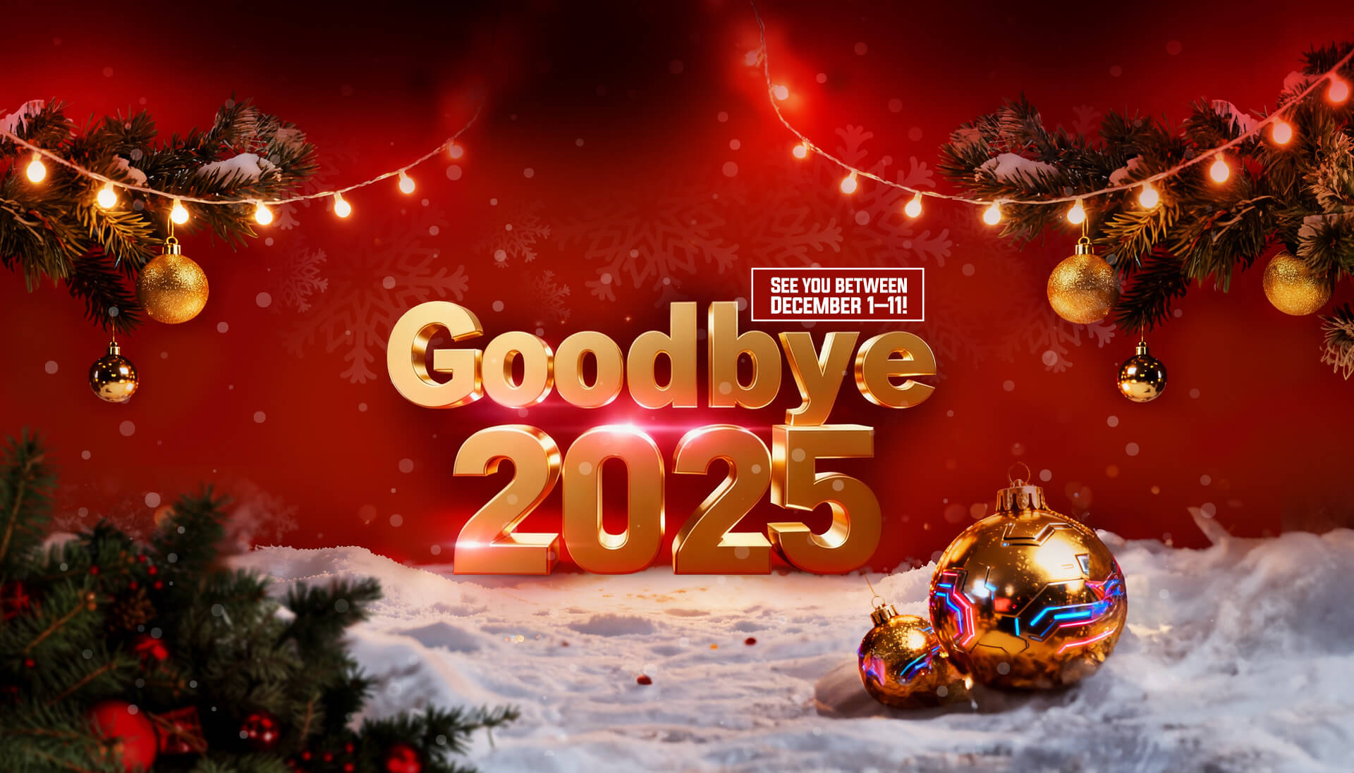 GOODBYE 2025!
