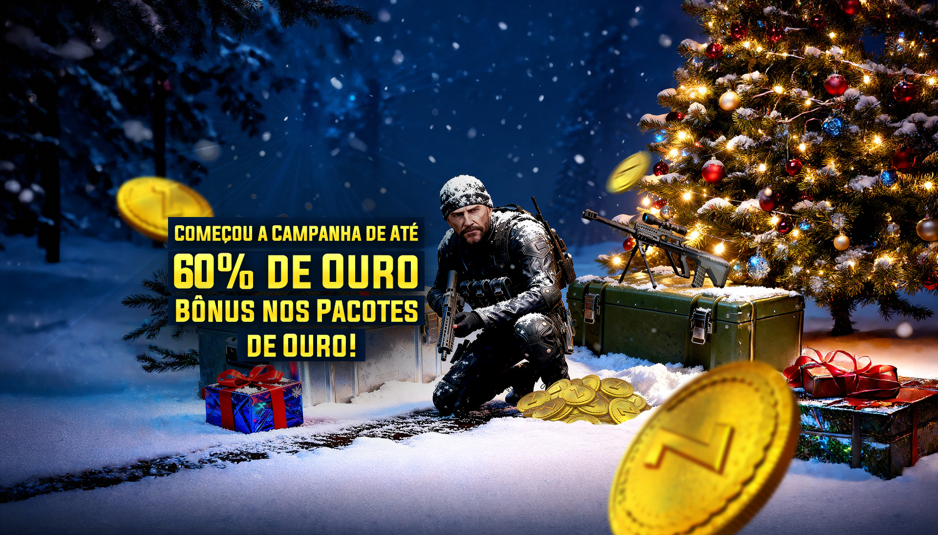 A Oferta de Ouro com 60% de Bônus Começou!