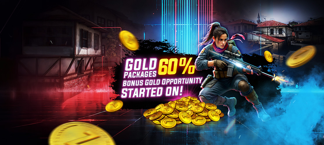 Up to 60% Bonus Gold!