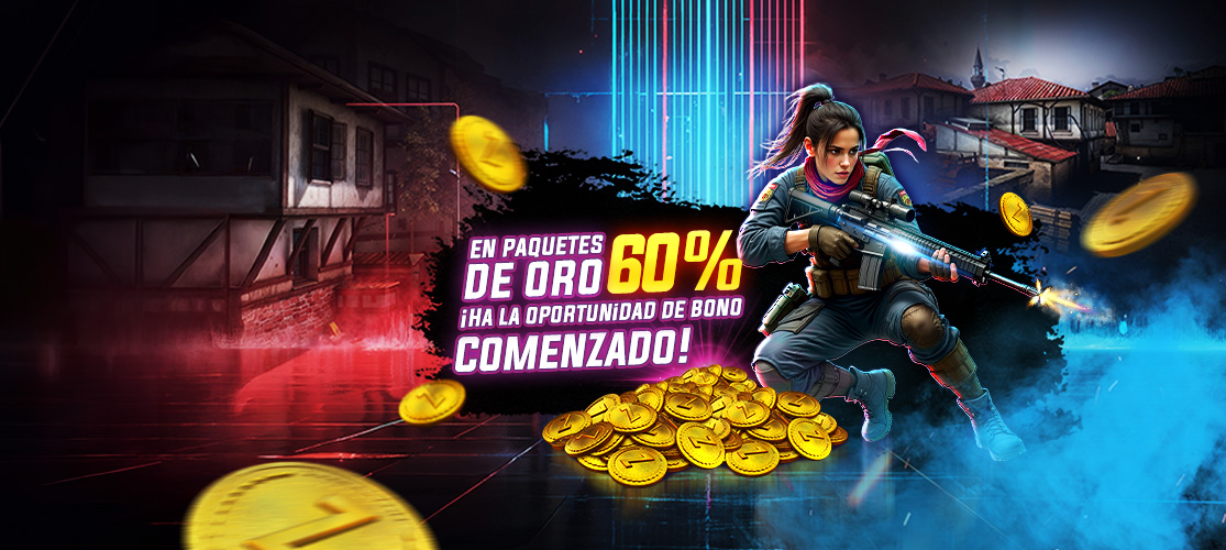 ¡Hasta un 60% de Oro Bonus!