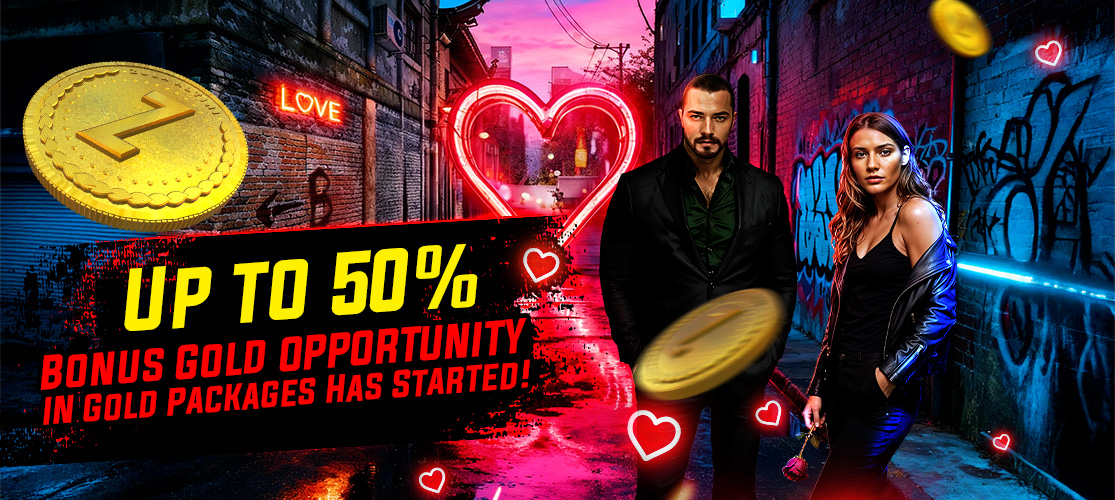 Up to 50% Bonus Gold on Gold Packages!