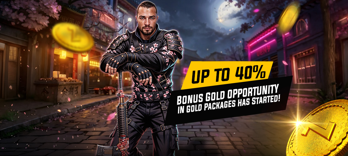 Up to 40% Gold Bonus Has Started in Zula!