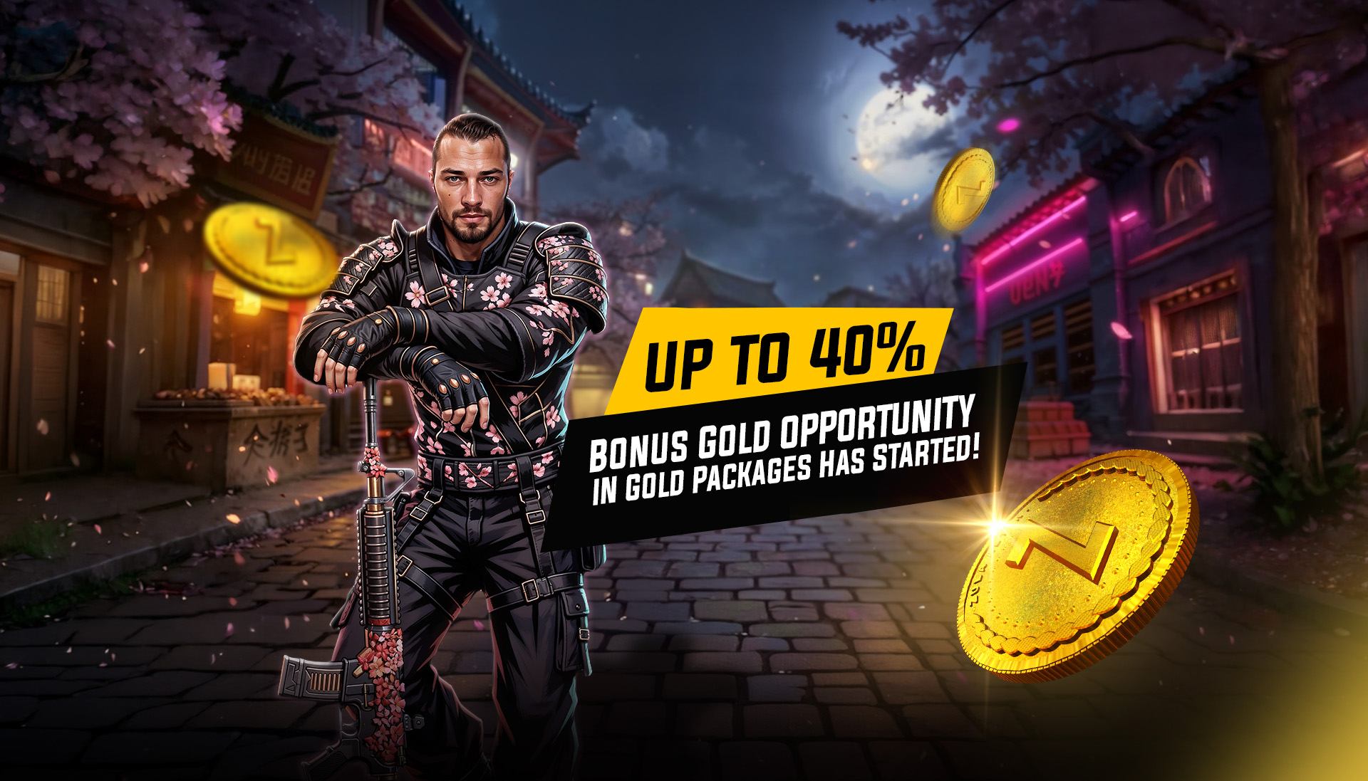 Up to 40% Gold Bonus Has Started in Zula!