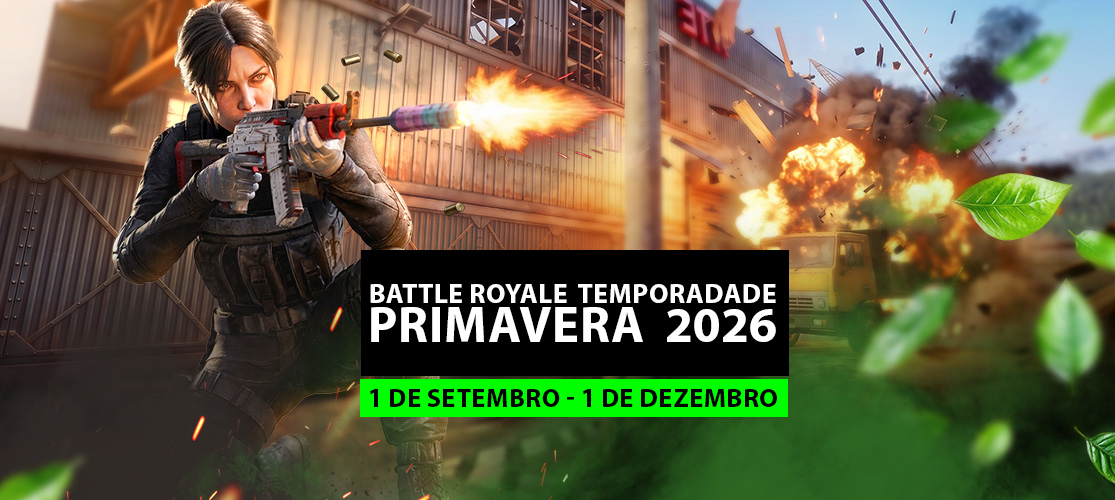 A Temporada de Primavera do Battle Royale 2026 Começou!