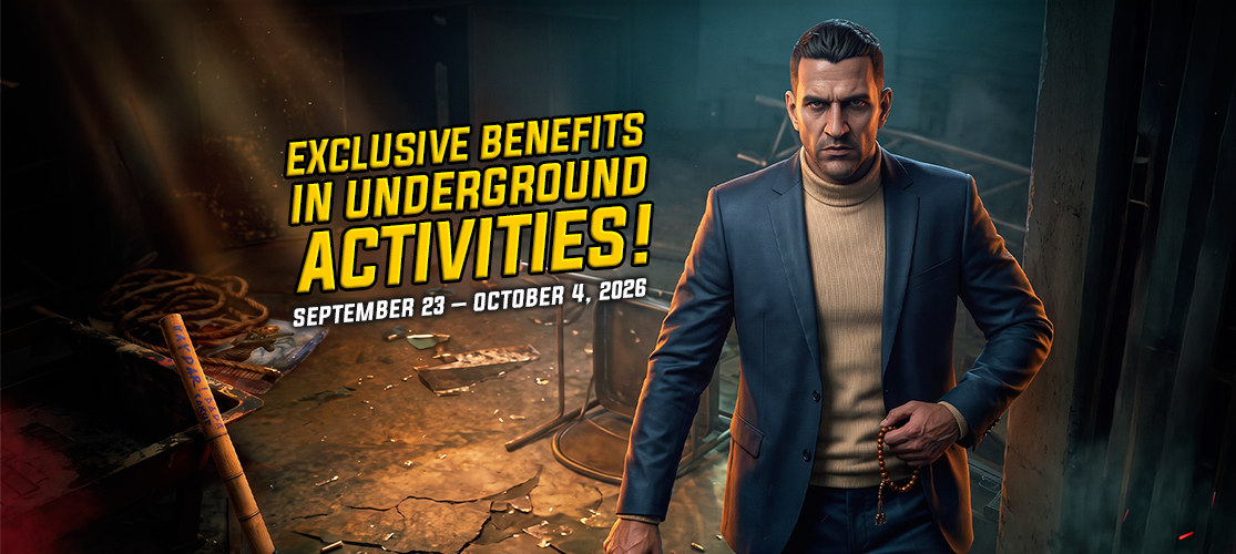The descent underground has begun!