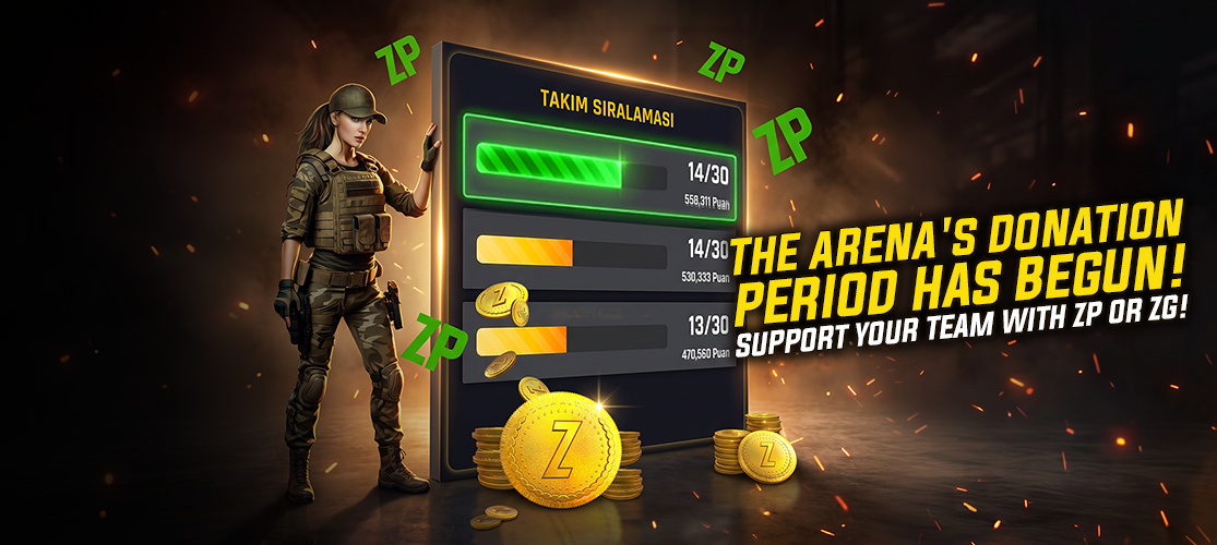 Team Donation Event Has Started in the Arena!